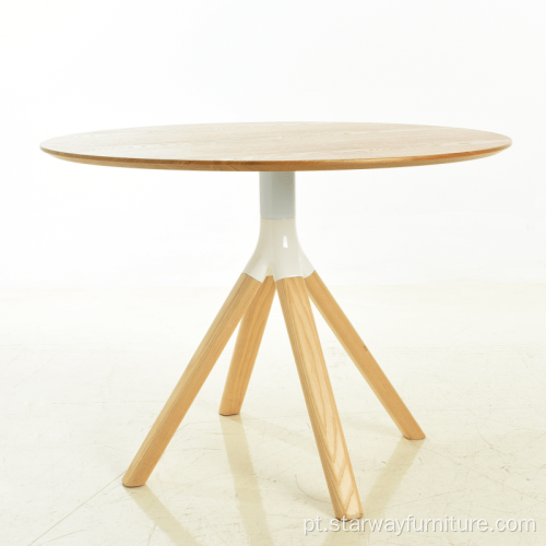 Mesa de jantar moderna mesa redonda